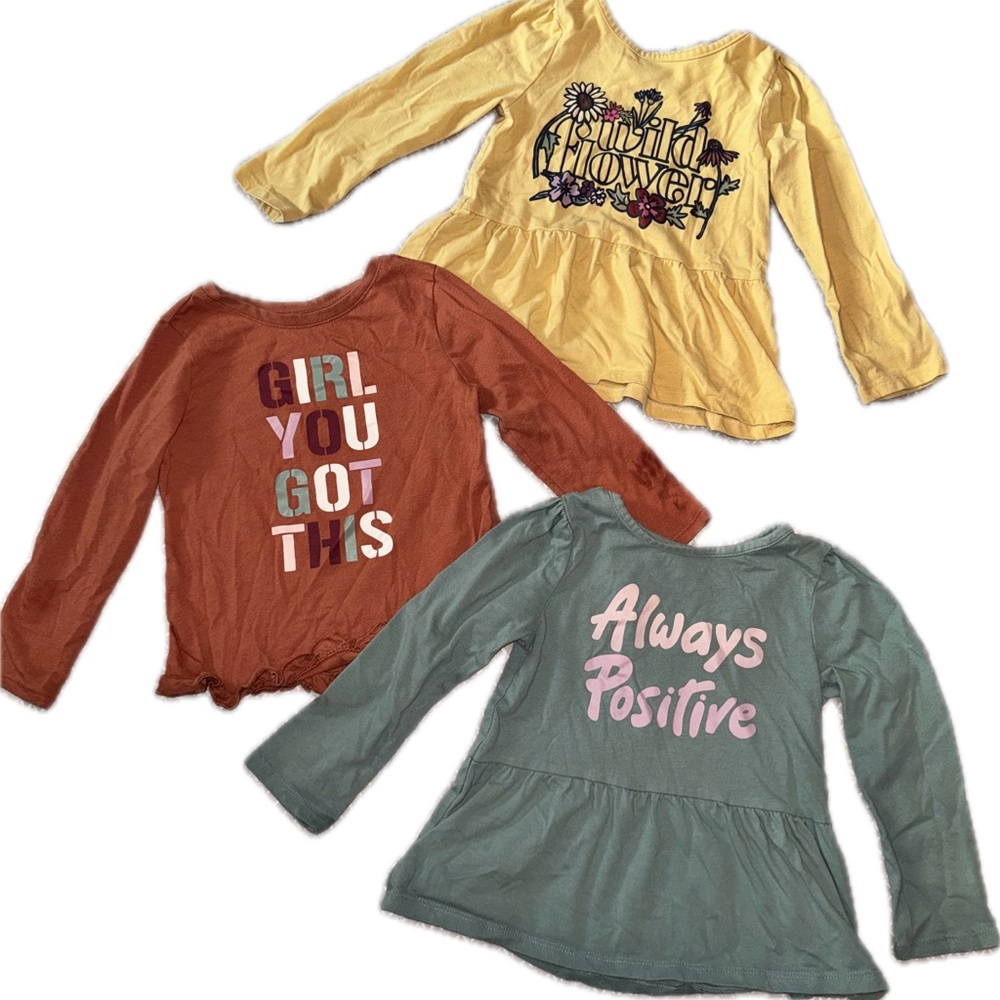 Bundle of 3T Long Sleeve Shirts